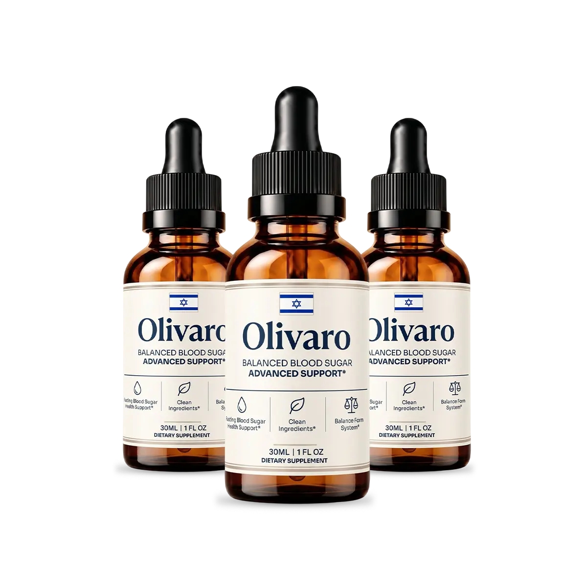 Olivaro Drops three bottles